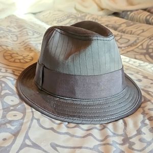 Banana Republic grey pin stripe hat small/medium